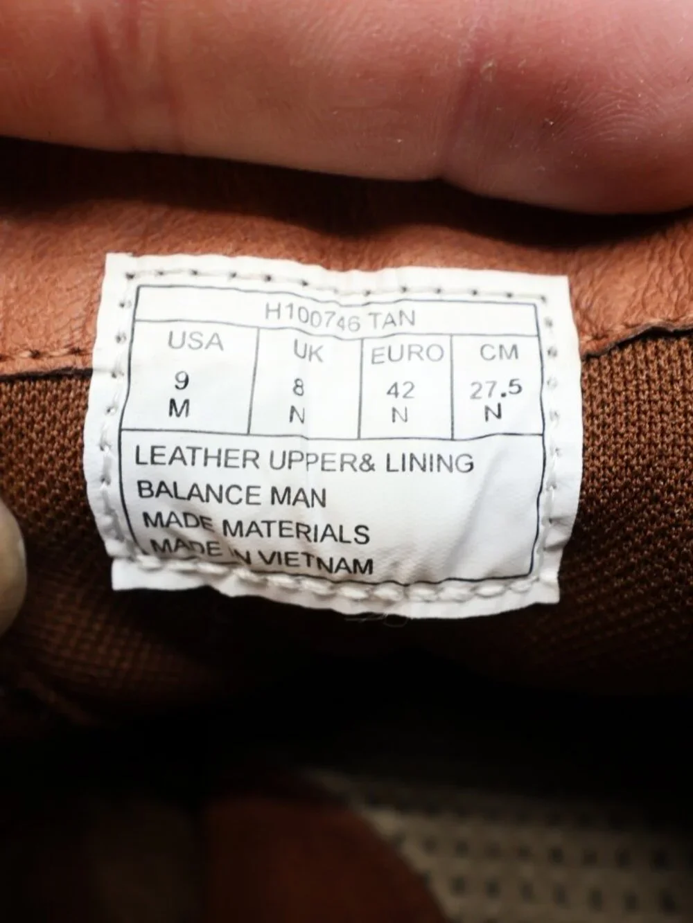 Hush Puppies Pathway Oxford 9 Tan Leather Comfort Vintage Y2K NOS